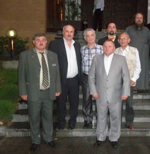 Делегация подкарпатских русинов в Москве на   встрече с представителями Абхазии.